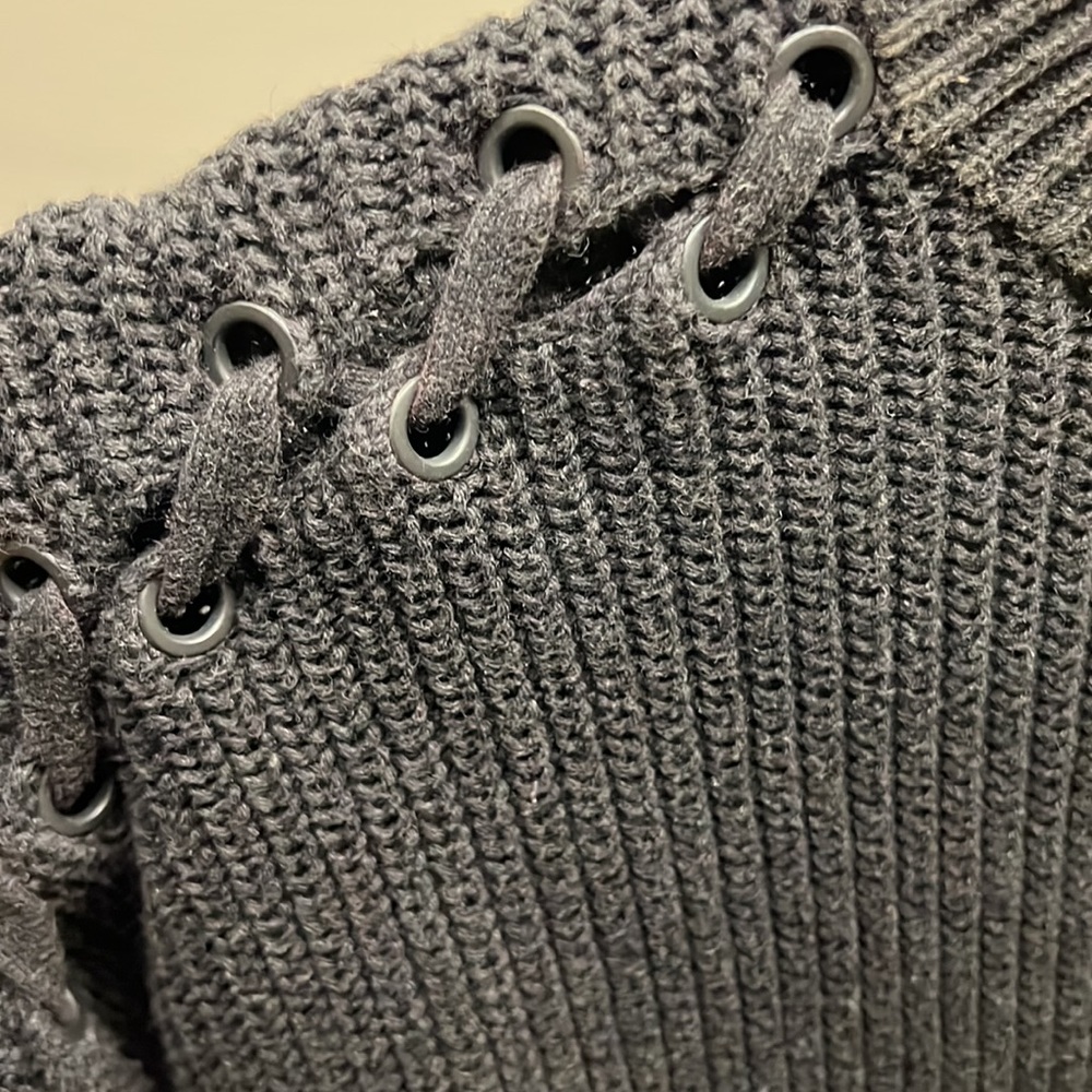 Dark grey All Saints knit sweater